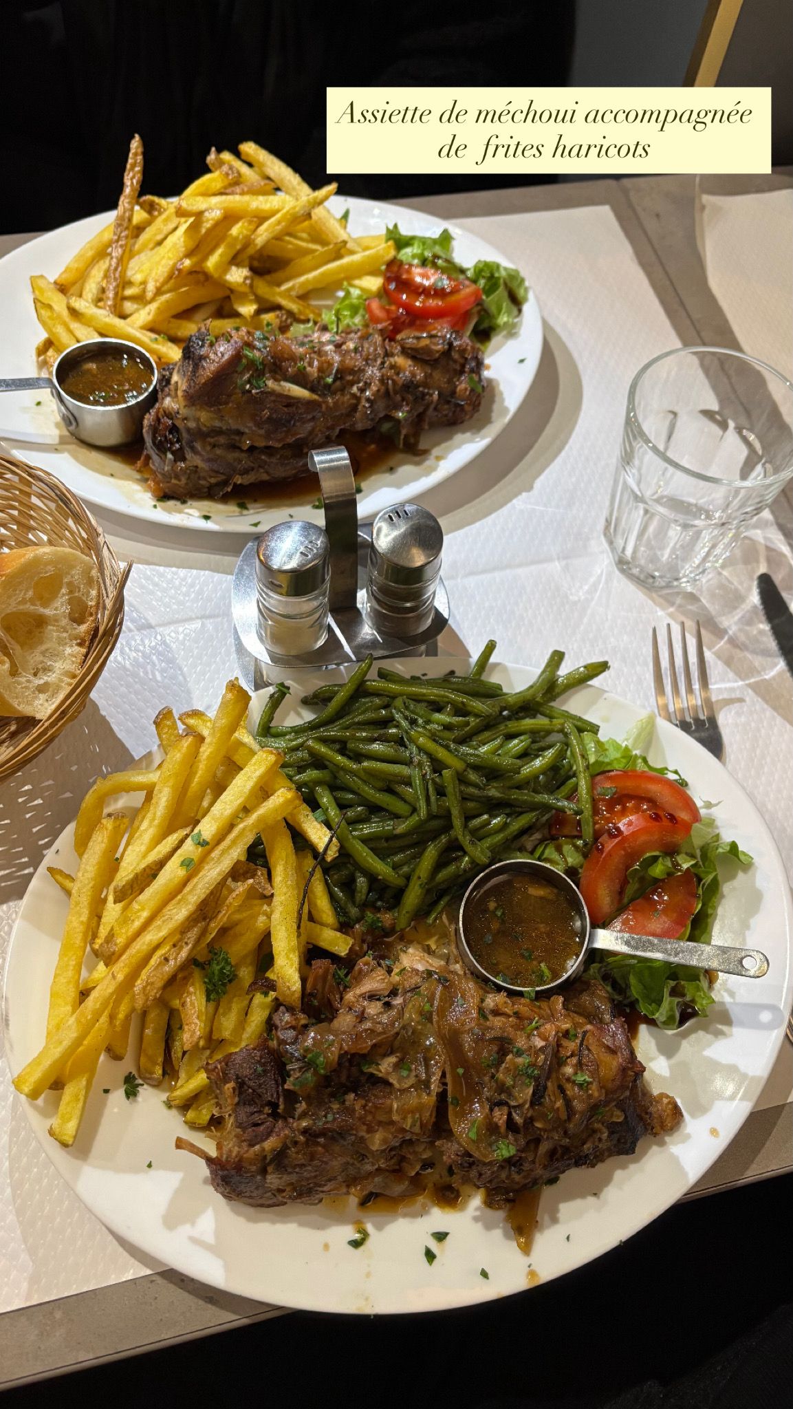 Assiette de méchoui